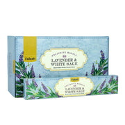 Tulasi Exclusive Masala Lavender & White Sage Incense Sticks, 12 x 15 g (Outer)