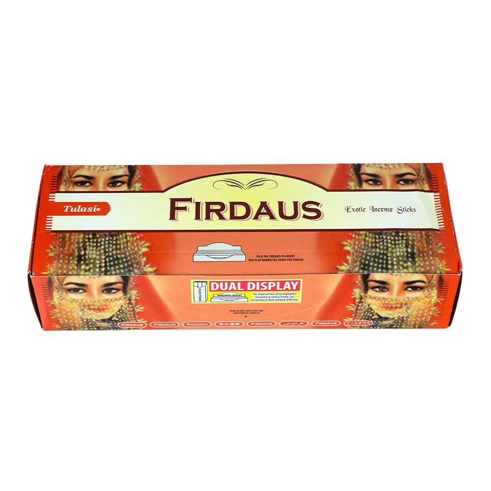 Tulasi Hexa Firdaus Incense Sticks, 6 Packs of 20 (Outer)