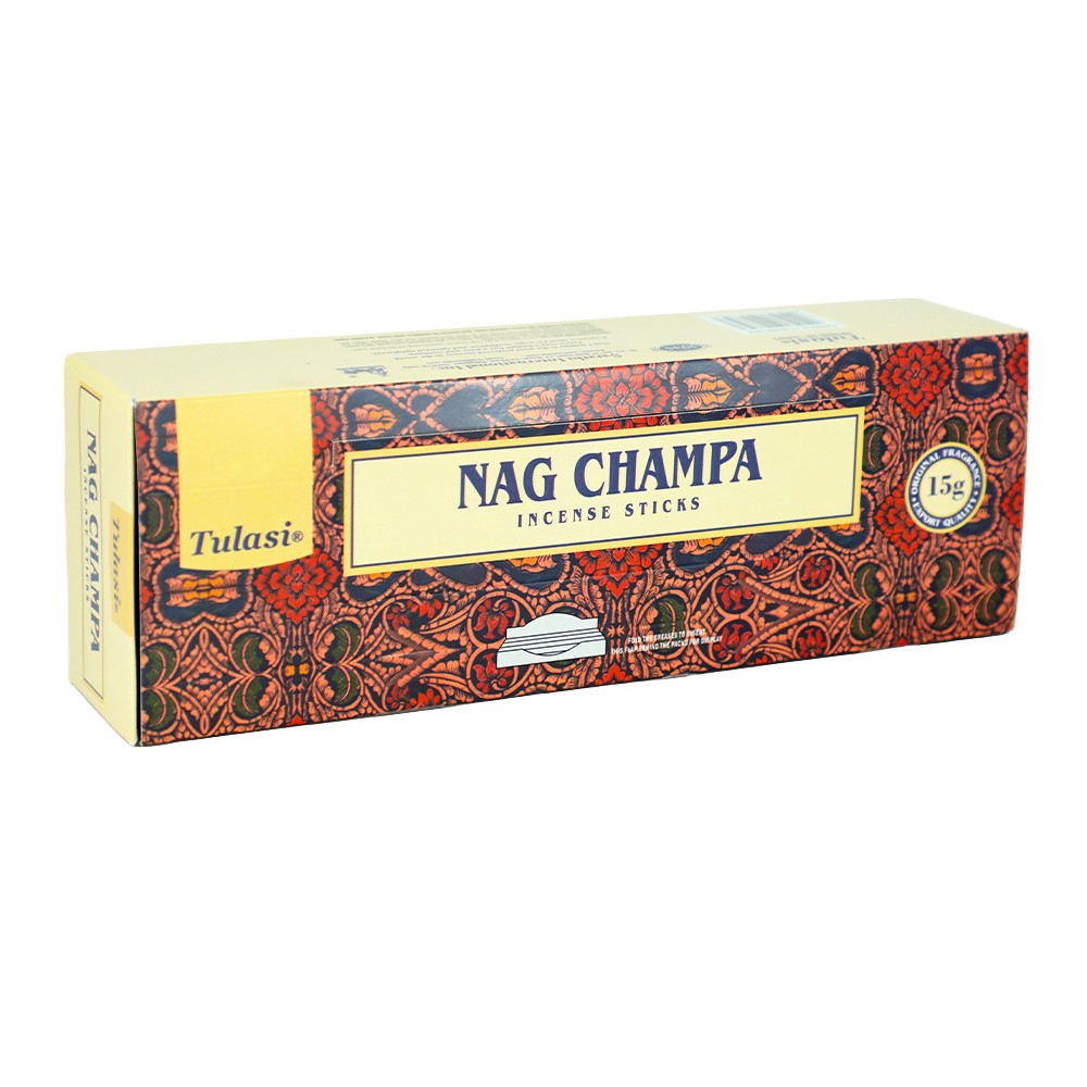 Tulasi Hexa Nag Champa Original Incense Sticks, 6 Packs of 15 (Outer)