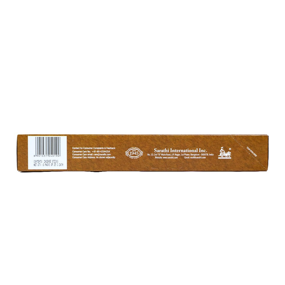 Tulasi Premium Kasturi Incense Sticks, 6 x 25 g (Outer)