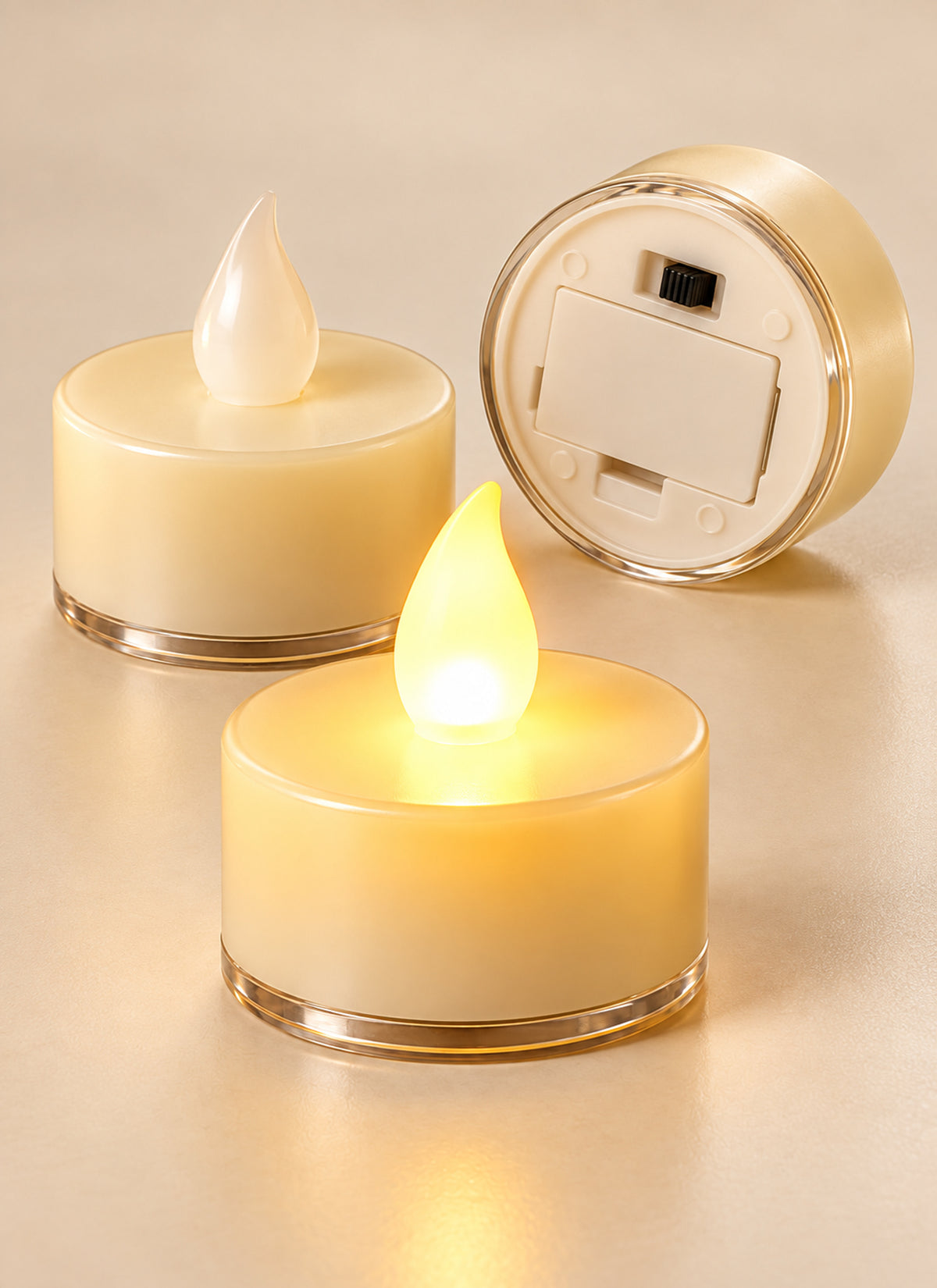 Zayo Led Tealight Battery Pack of 24 Pieces
