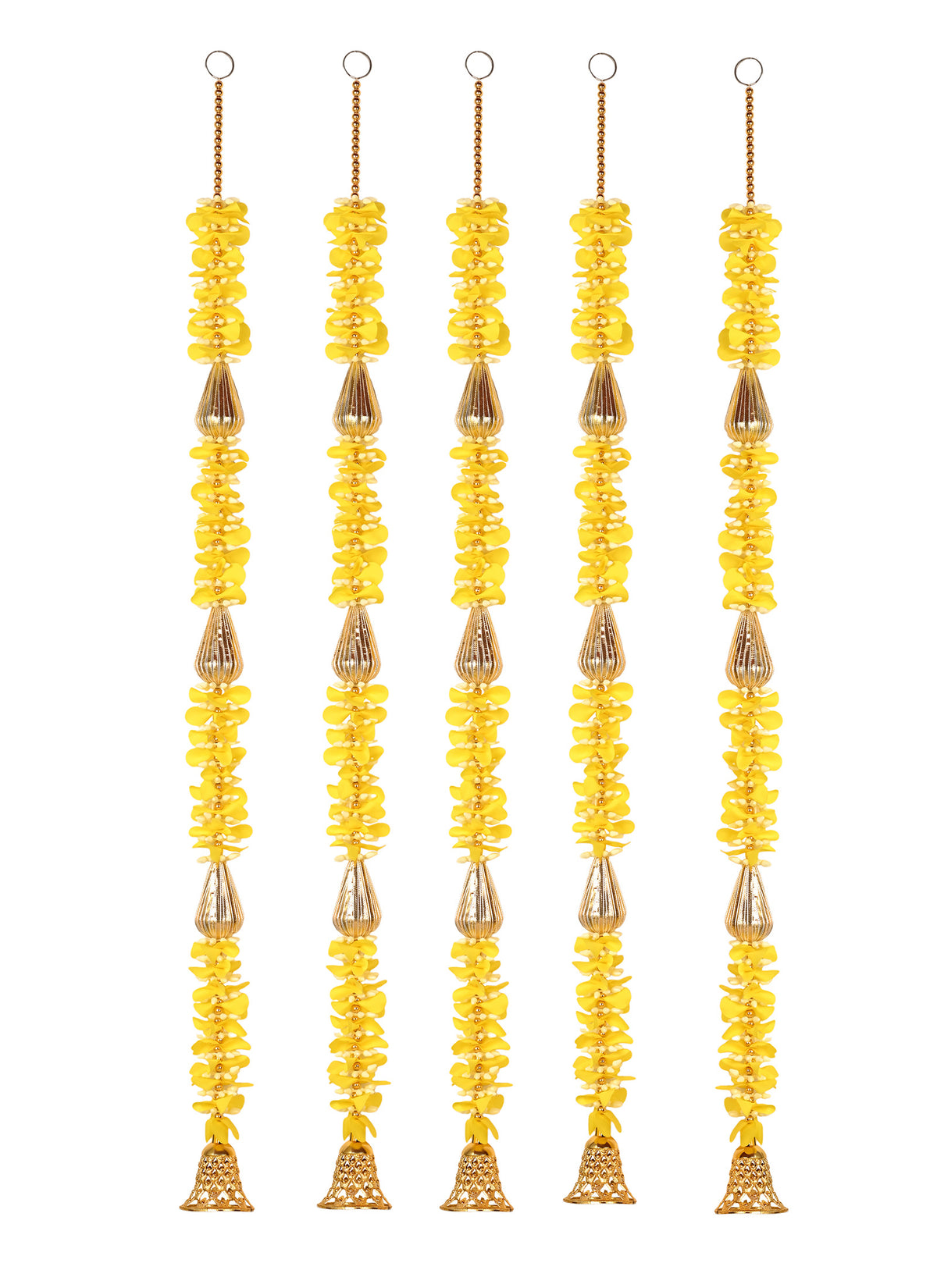 Madhoor Modak Petal Latkan Yellow Set of 5