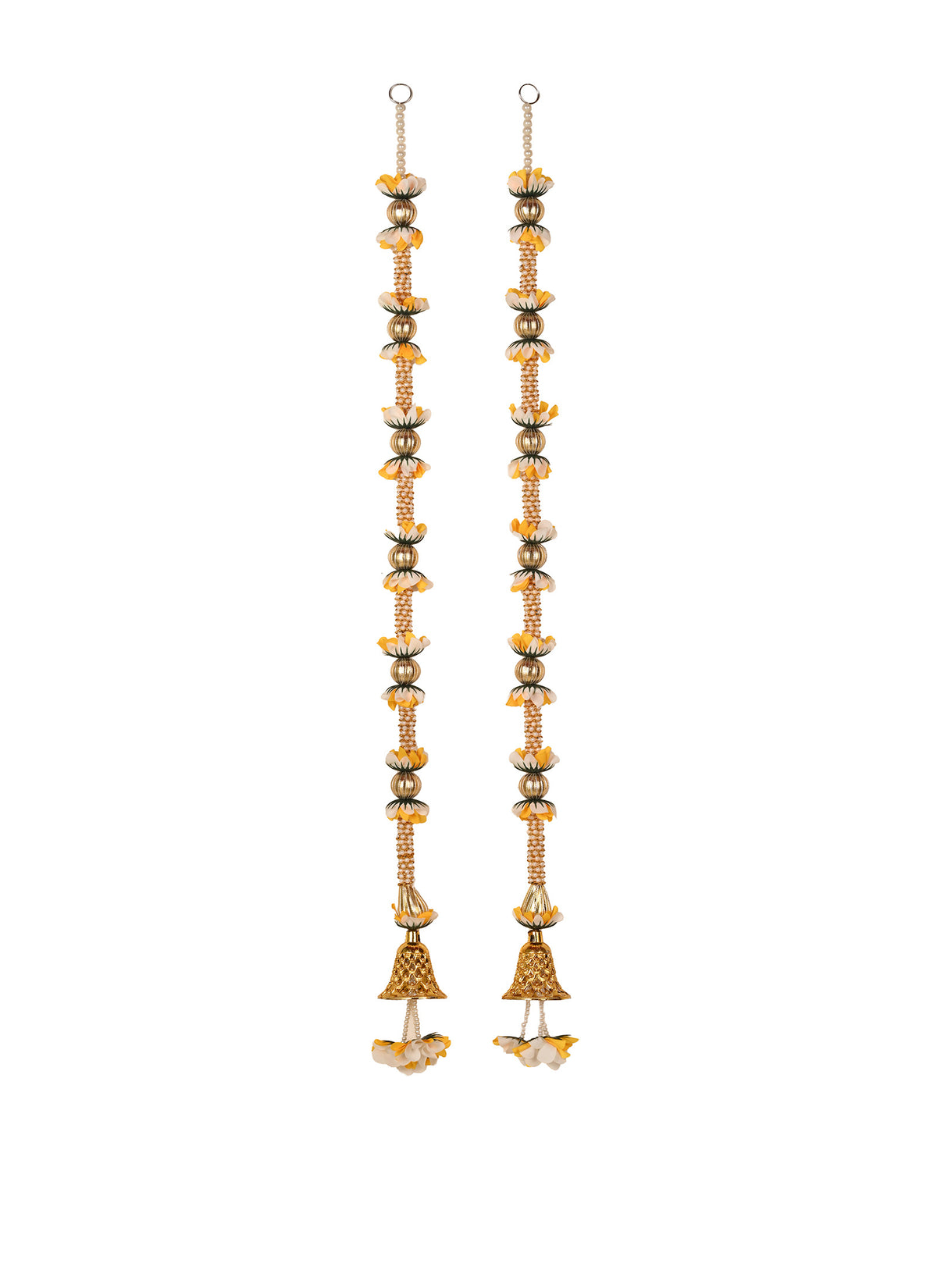 Madhoor Jhumka Tassel Latkan Yellow 3 Feet Set of 2