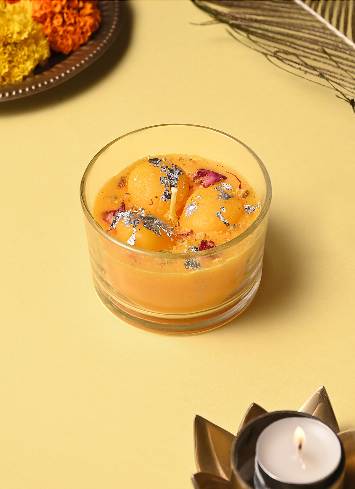 Dana Candle Rasmalai Glass Jar 1 Piece