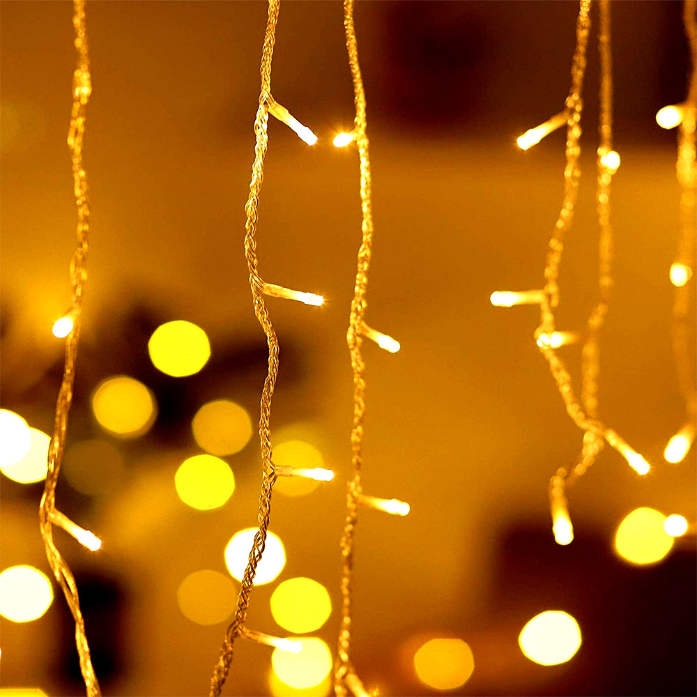Zayo LED Icicle Lights Warm White 3m x 50 cm – Madhoor Home