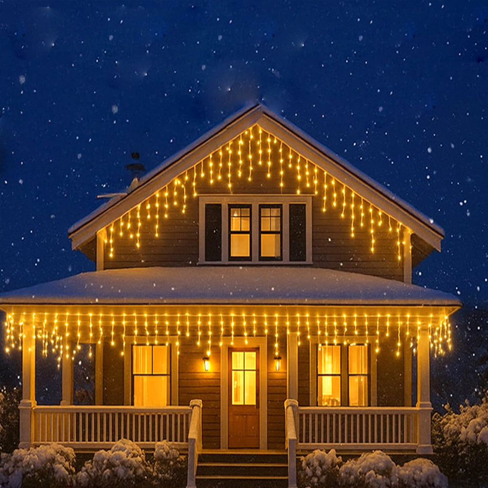 Zayo LED Icicle Lights Warm White 3m x 50 cm – Madhoor Home