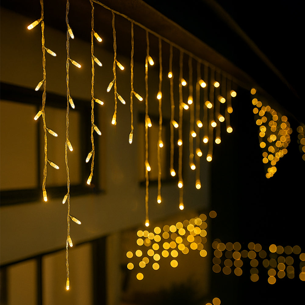 Zayo LED Icicle Lights Warm White 50 cm