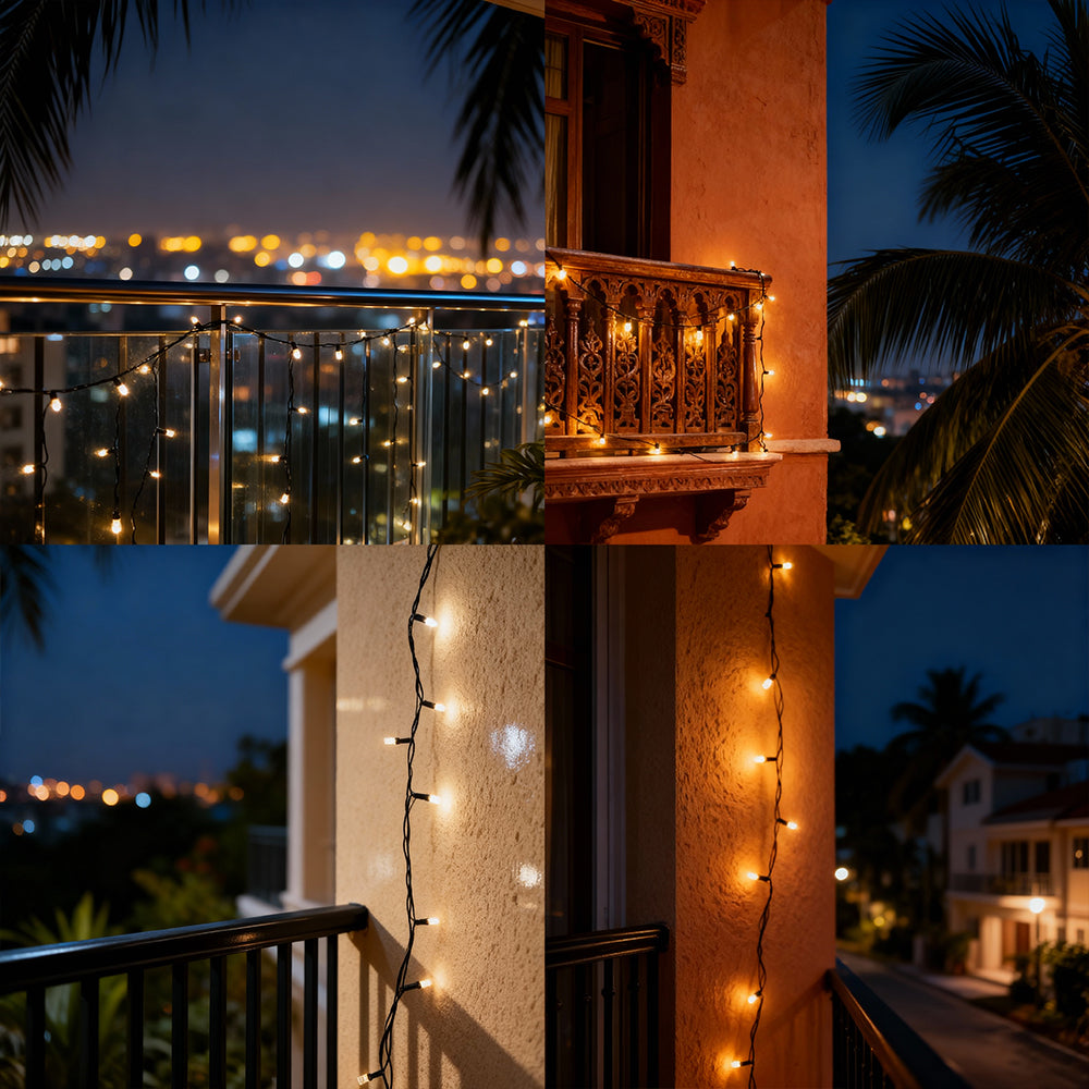 Zayo LED String Lights Warm White 9m
