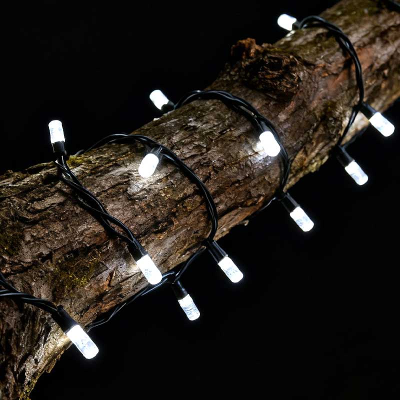 Zayo LED String Lights Cool White 50m
