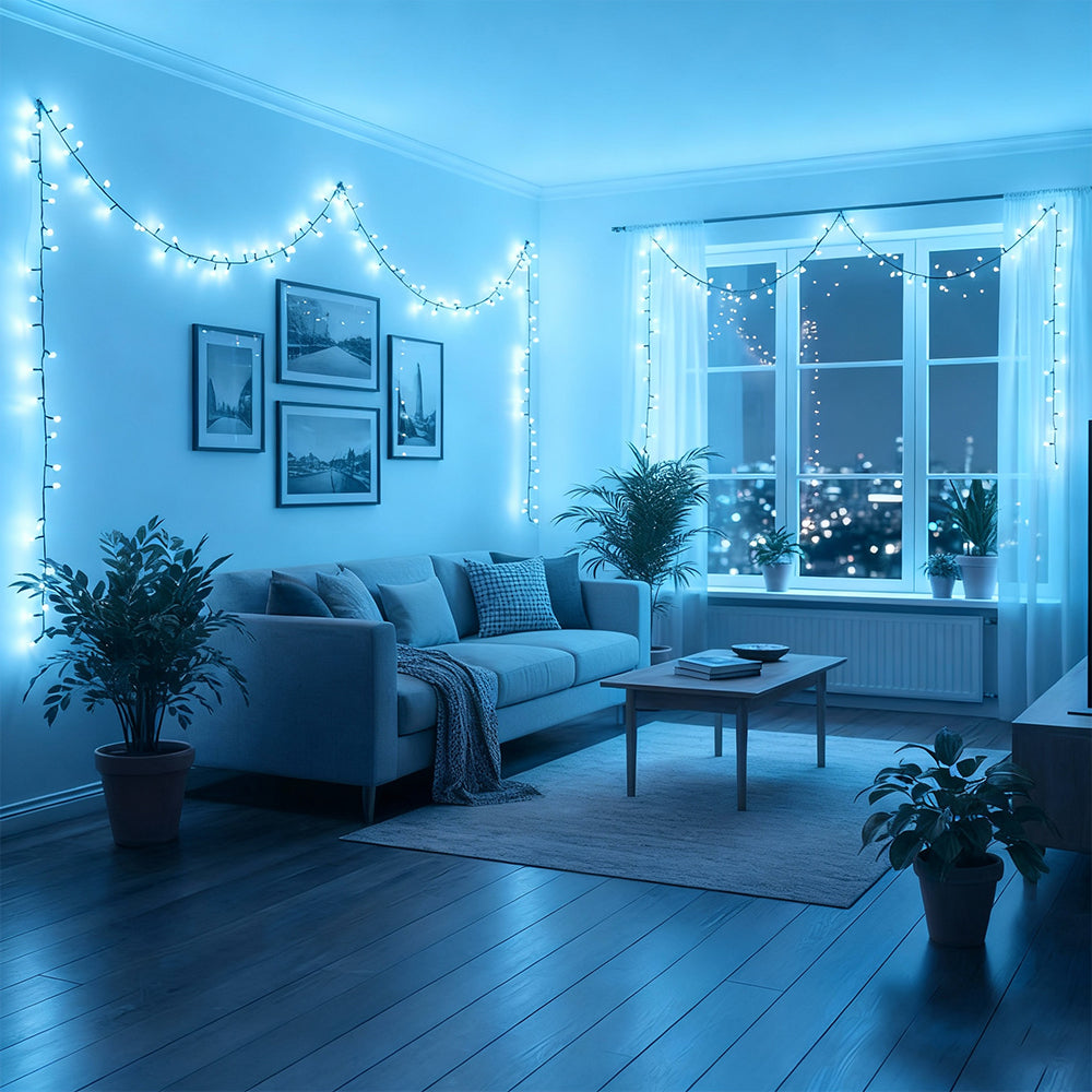 Zayo LED String Lights Cool White 10m