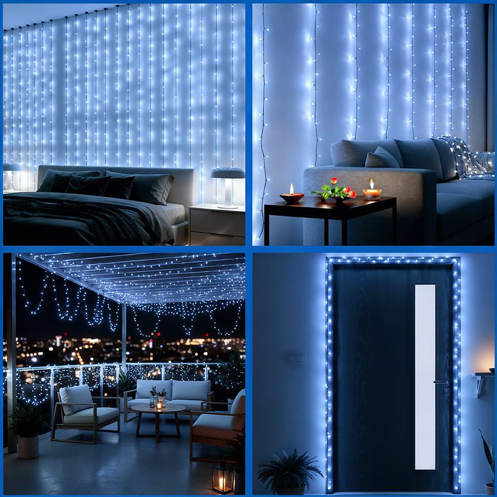 Zayo LED String Lights Cool White 10m