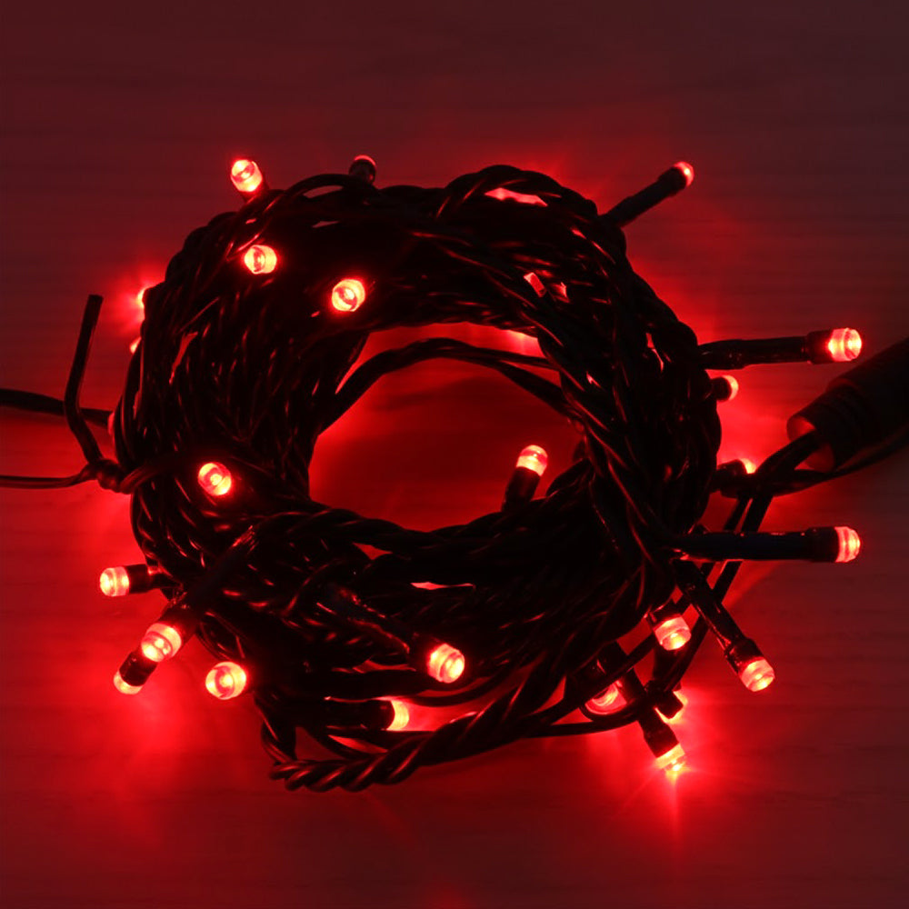 Zayo LED String Lights Red 10m