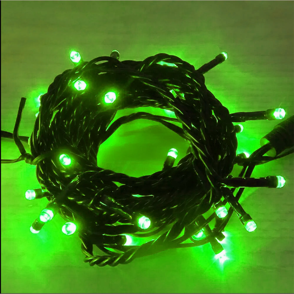 Zayo LED String Lights Green 10m