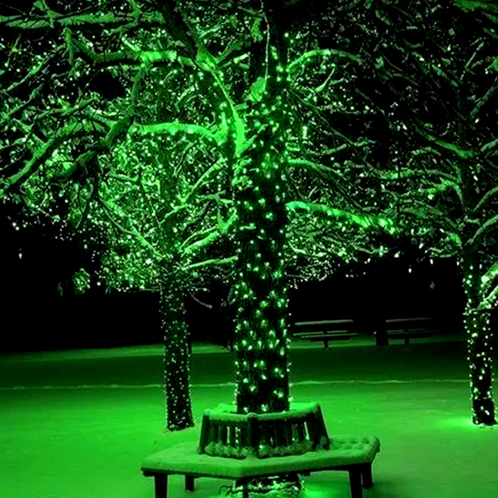 Zayo LED String Lights Green 10m