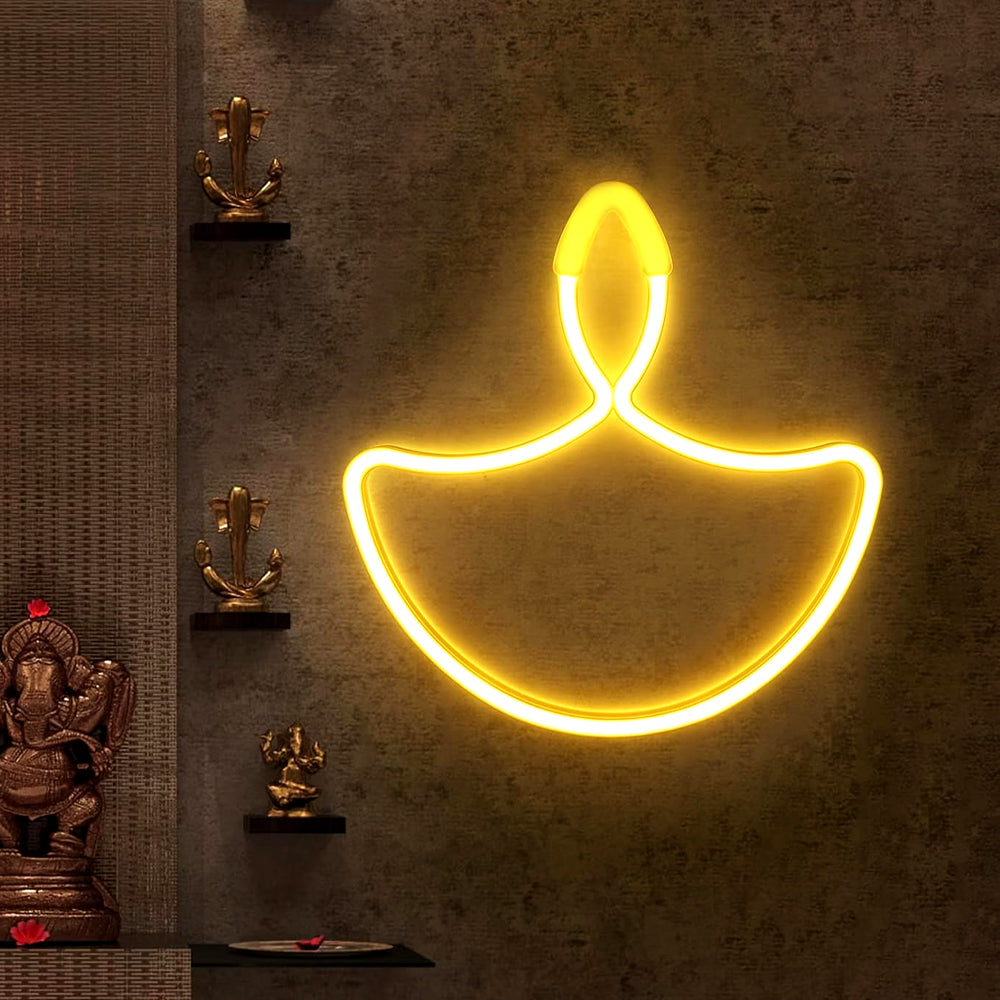 Zayo LED Diya Lights Warm White 30 cm
