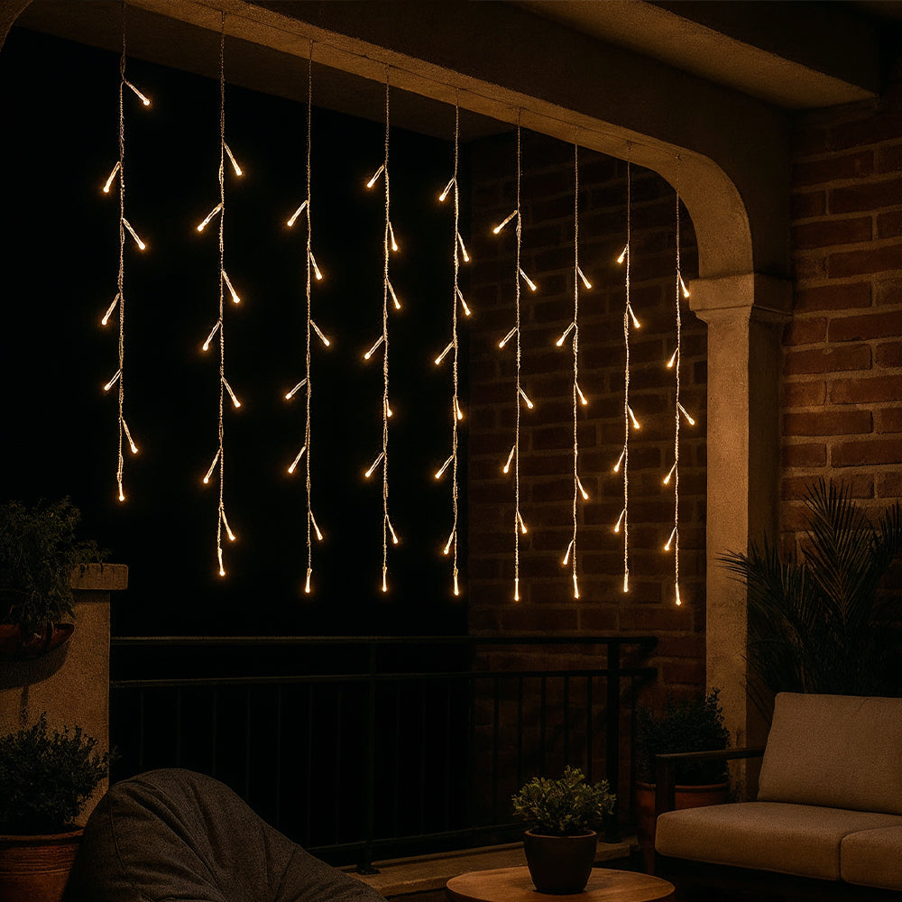 Zayo LED Icicle Lights Warm White 0.7m