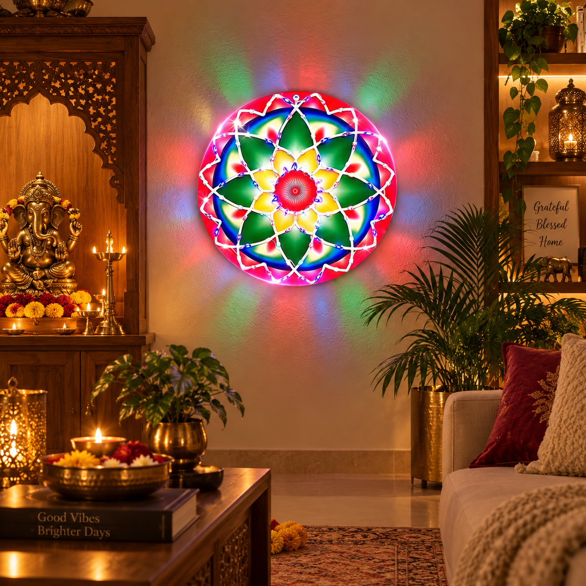 Zayo Peacock LED Festive Lights