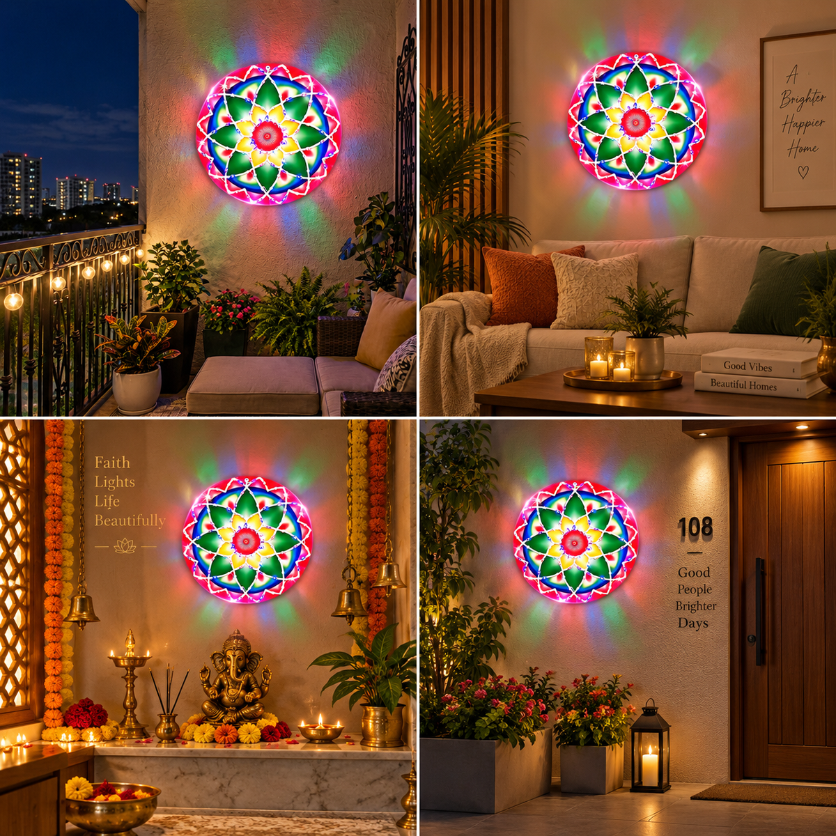 Zayo Peacock LED Festive Lights