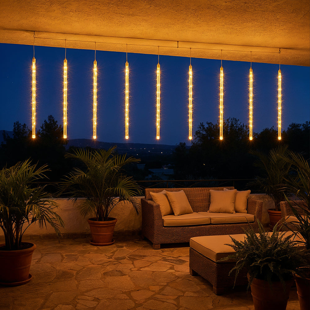 Zayo Meteor LED Festive Lights Warm White