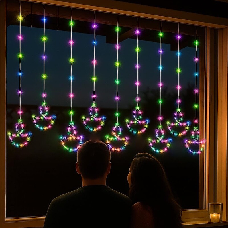 Zayo LED Diya Lights Multicolour 3m