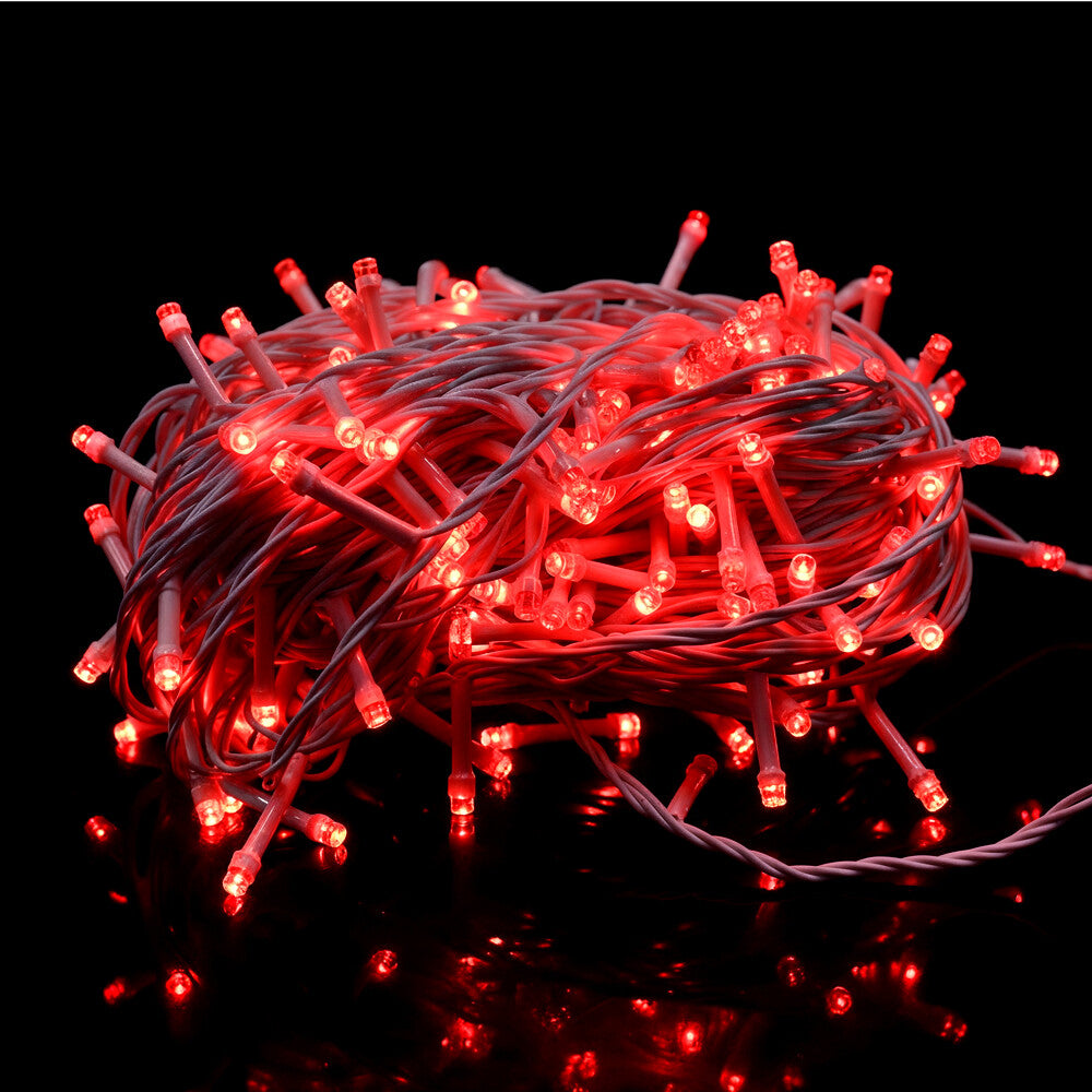 Zayo LED String Lights Red 50m