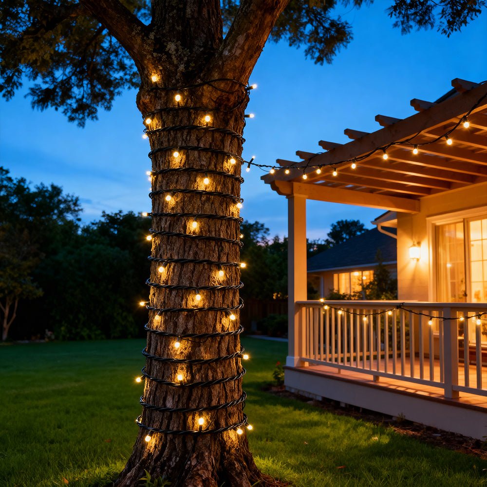 Zayo LED String Lights Warm White 50m