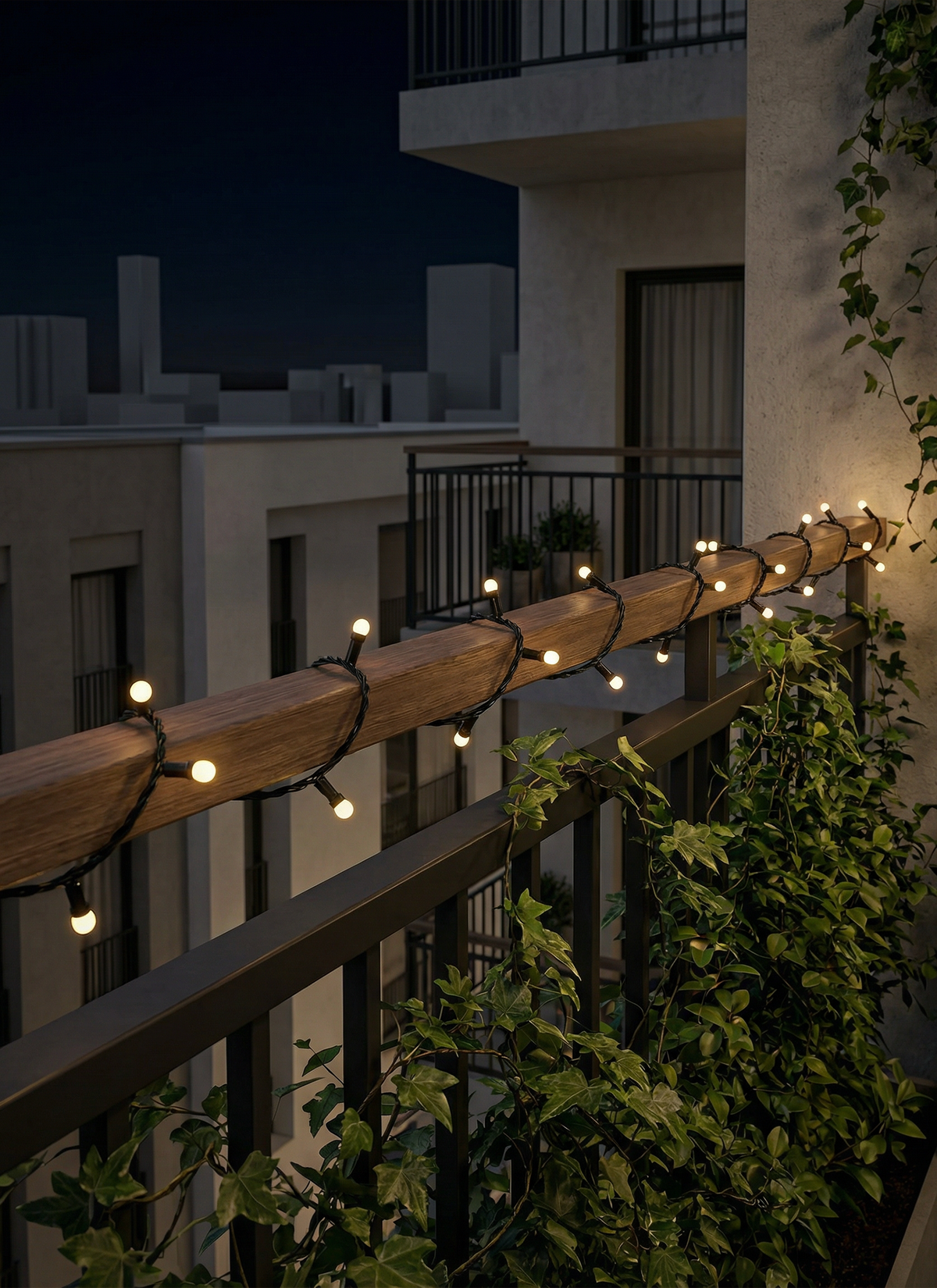 Zayo LED String Lights Warm White 10m
