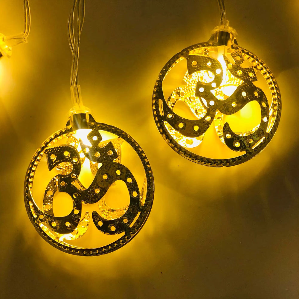 Zayo OHM Battery & USB LED String Lights Gold-Tone