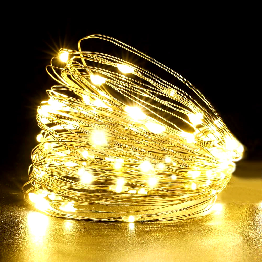 Zayo LED String Lights Warm White 5m