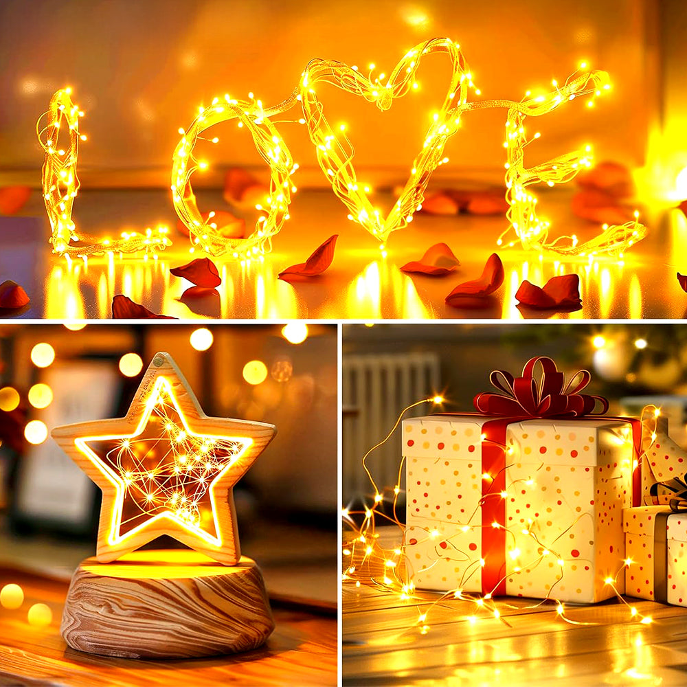 Zayo LED String Lights Warm White 5m