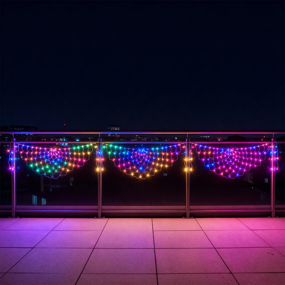 Zayo LED Net Lights Multicolour 4m