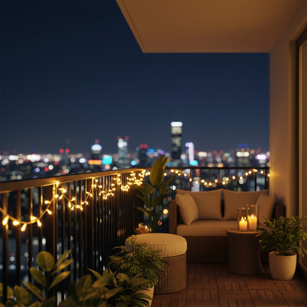 Zayo LED String Lights Warm White 10m