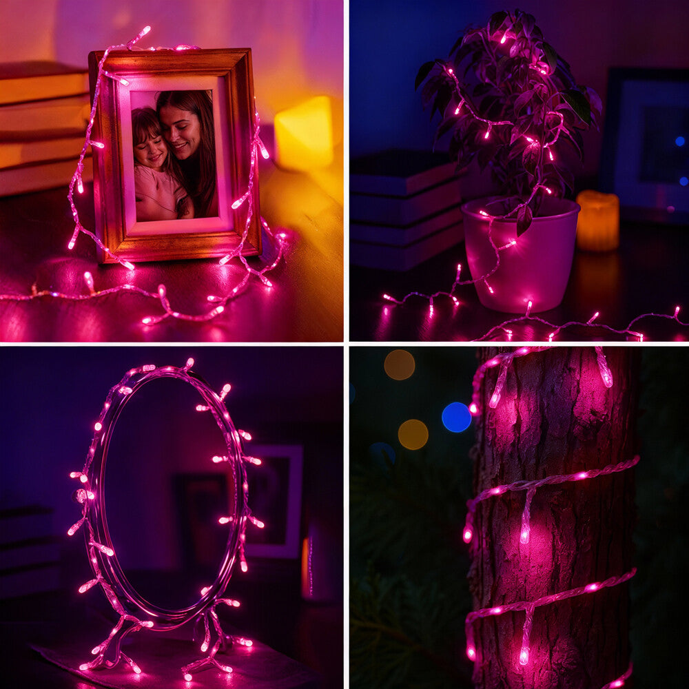 Zayo Micro LED String Lights Light Pink 2.5m