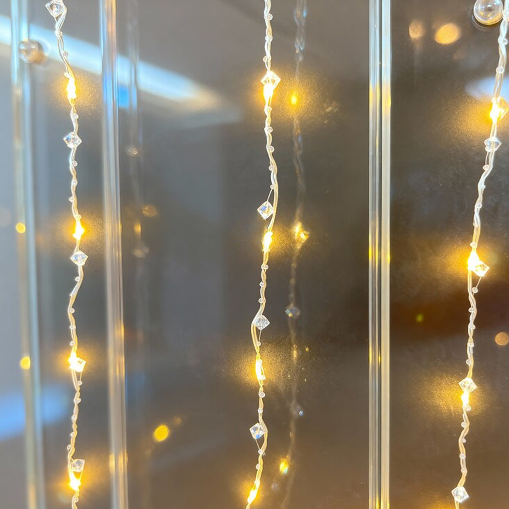 Zayo LED Curtain Lights Warm White 3m x 2m