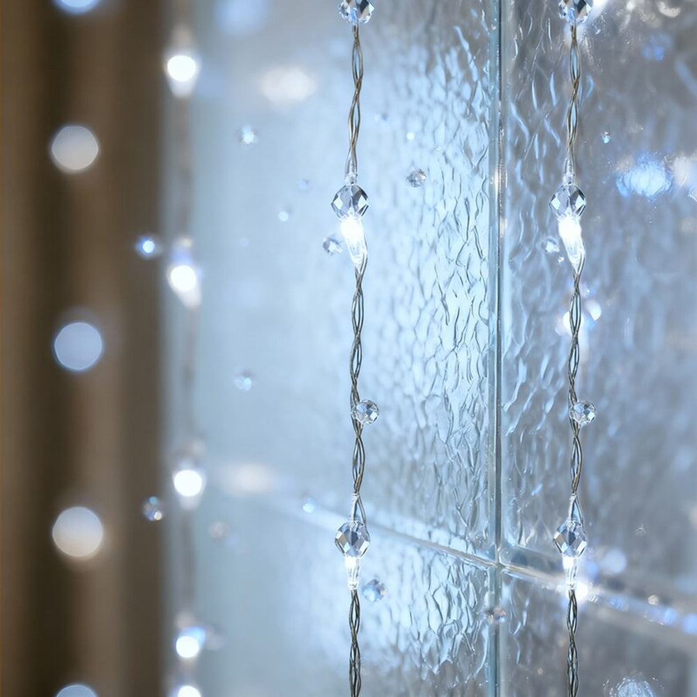 Zayo LED Curtain Lights Cool White 3m x 2m