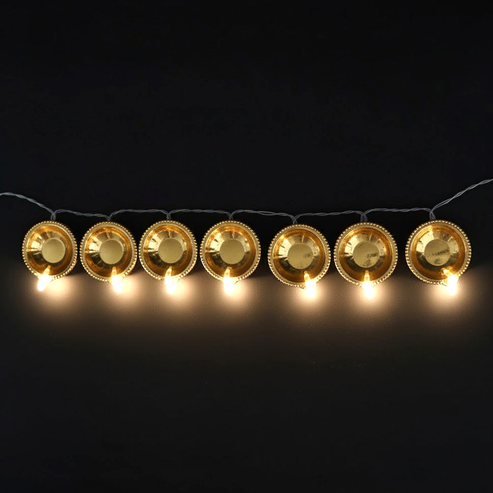 Zayo Diya LED String Lights Gold-Tone