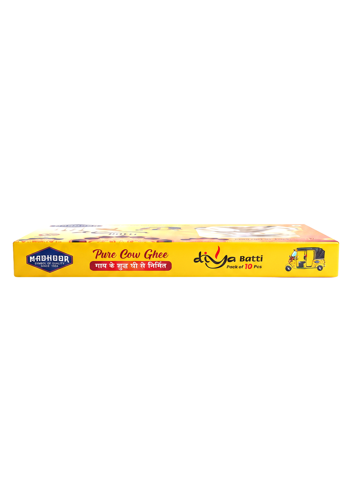 Madhoor Ghee Batti White 10 Pieces