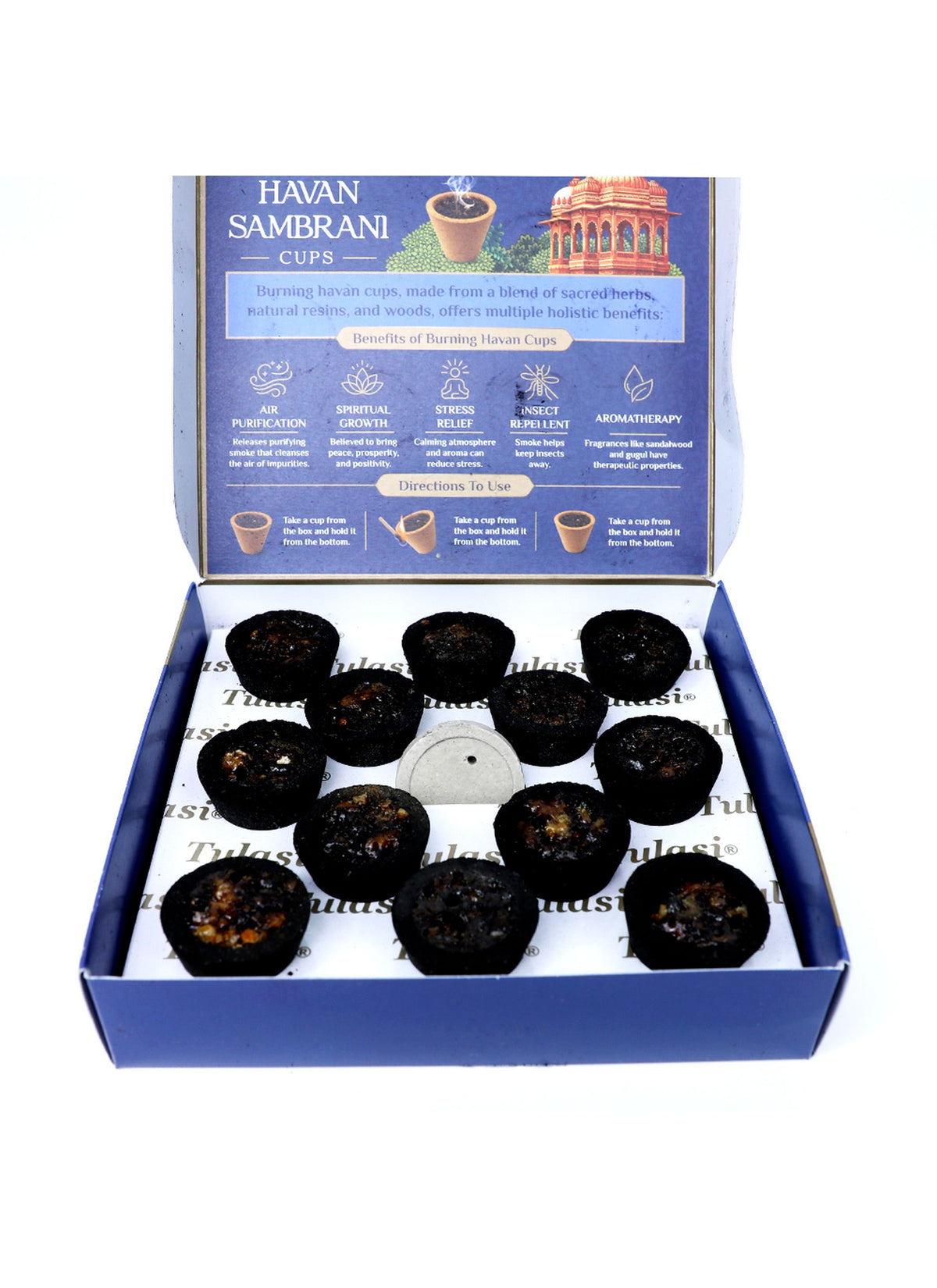Tulasi Sugandh Lok Havan Sambrani Cups
