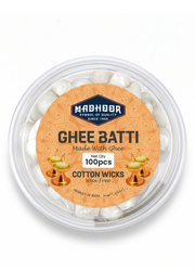 Madhoor Ghee Batti 100 Pieces