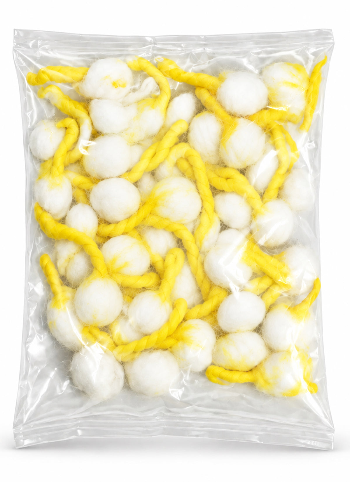 Madhoor Cotton Wicks Yellow 50 Pieces