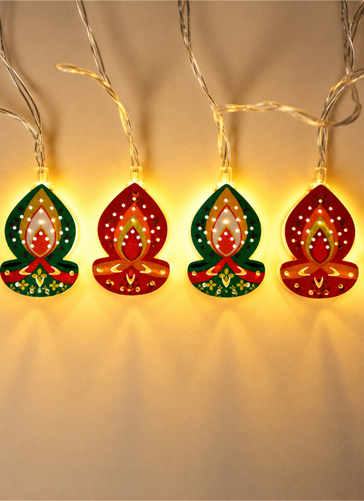 Zayo Diya Battery & USB LED String Lights 10 Pieces