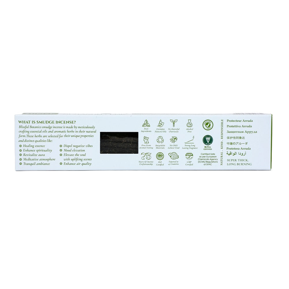 Tulasi Blissful Botanics Protective Arruda Incense Sticks, 8 Sticks