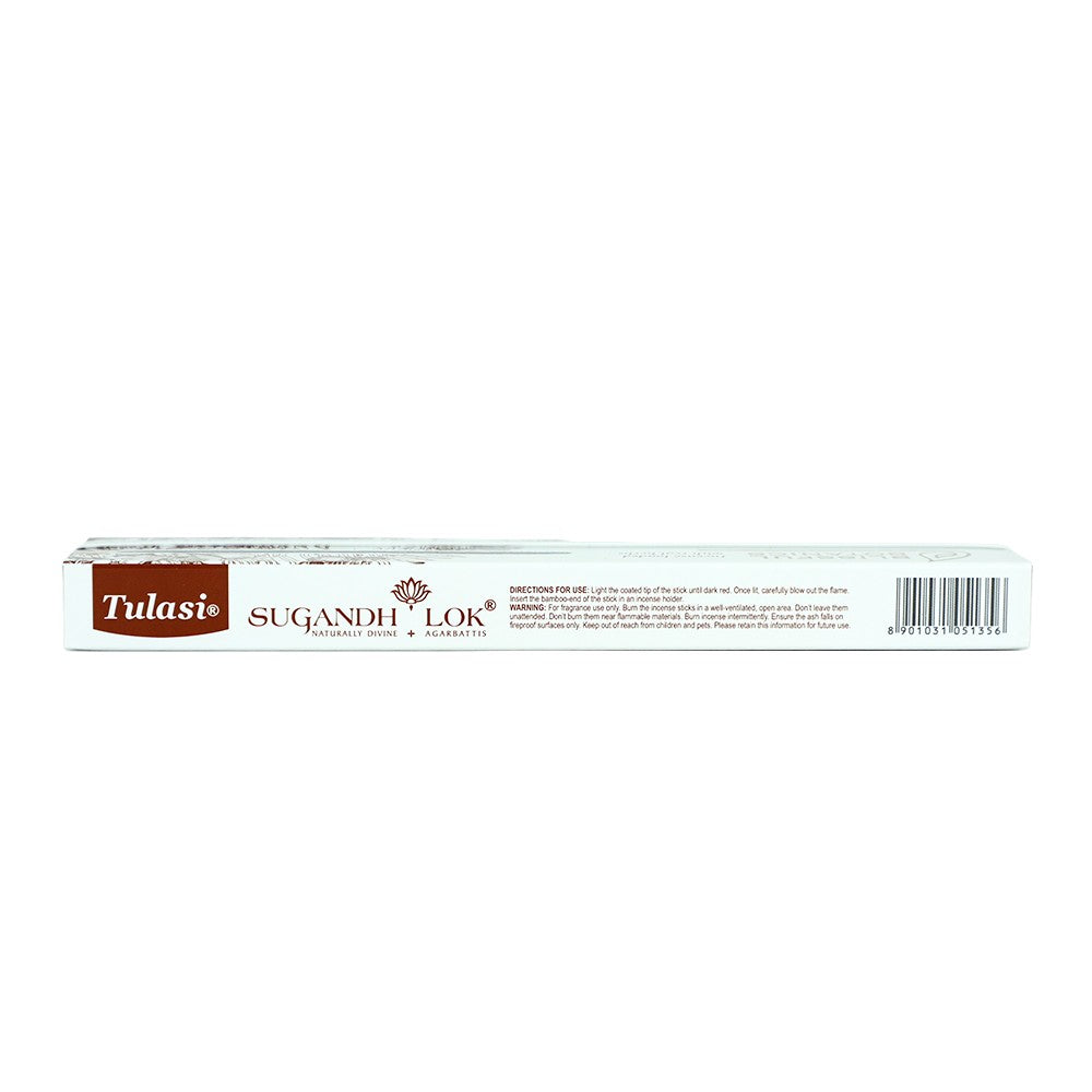 Tulasi Blissful Botanics Spicy Cinnamon Incense Sticks, 8 Sticks