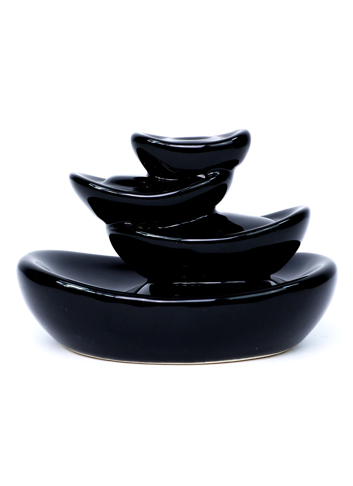 Tulasi Backflow Incense Cone Holder, Zig Zag