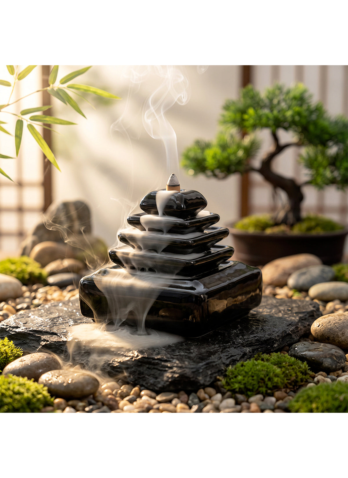 Tulasi Backflow Incense Cone Holder, Inca Tower