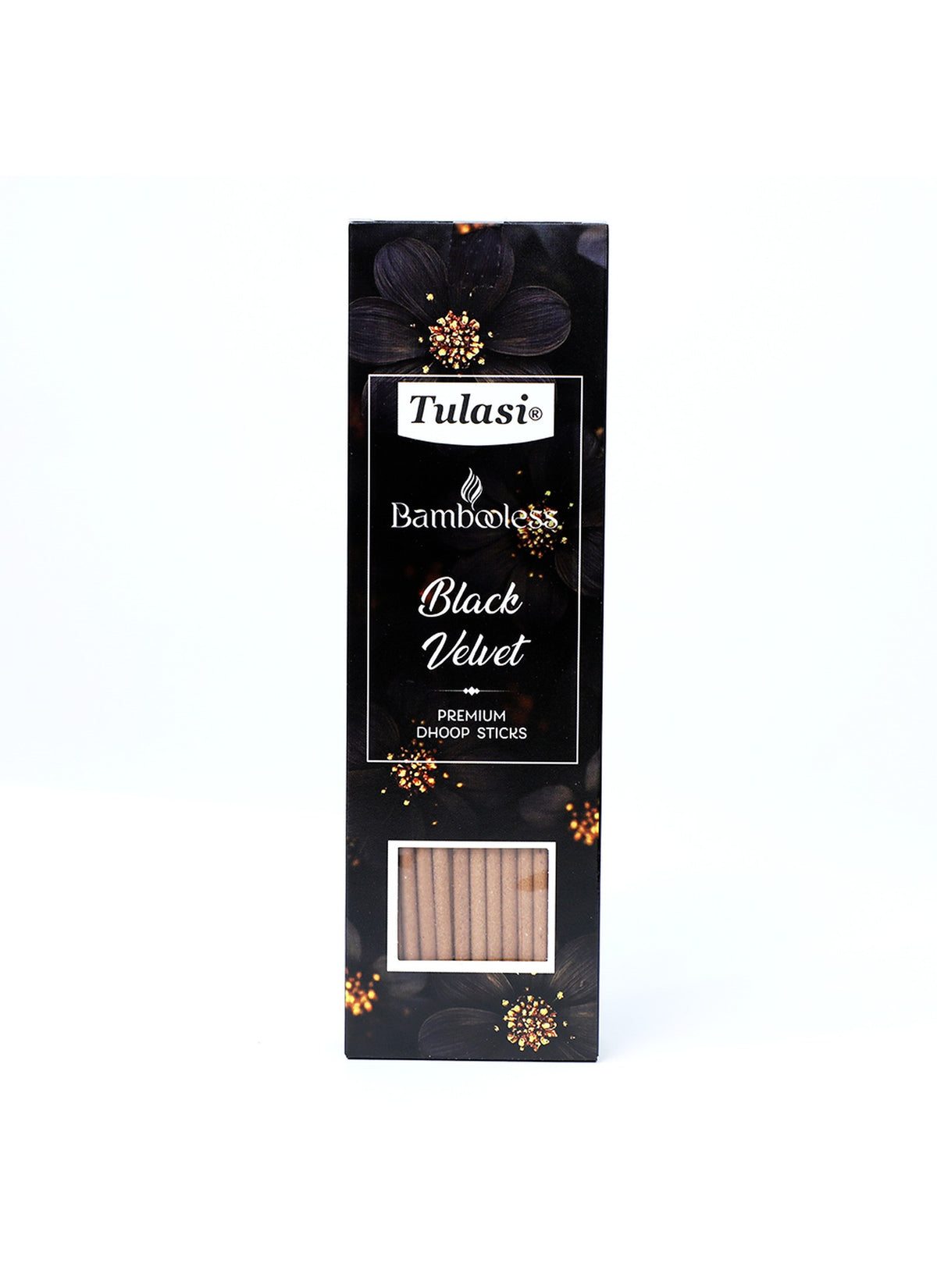 Tulasi Bambooless Black Velvet Dhoop, 90 g
