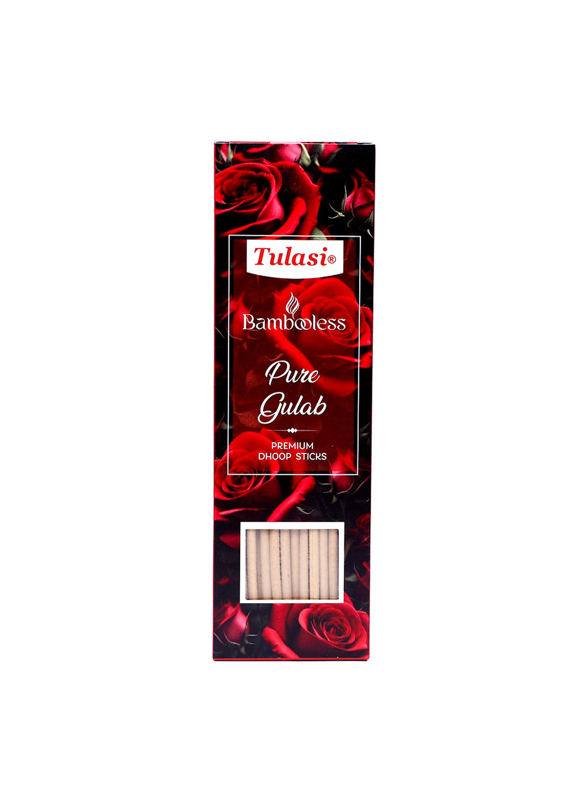 Tulasi Bambooless Pure Gulab Dhoop, 90 g