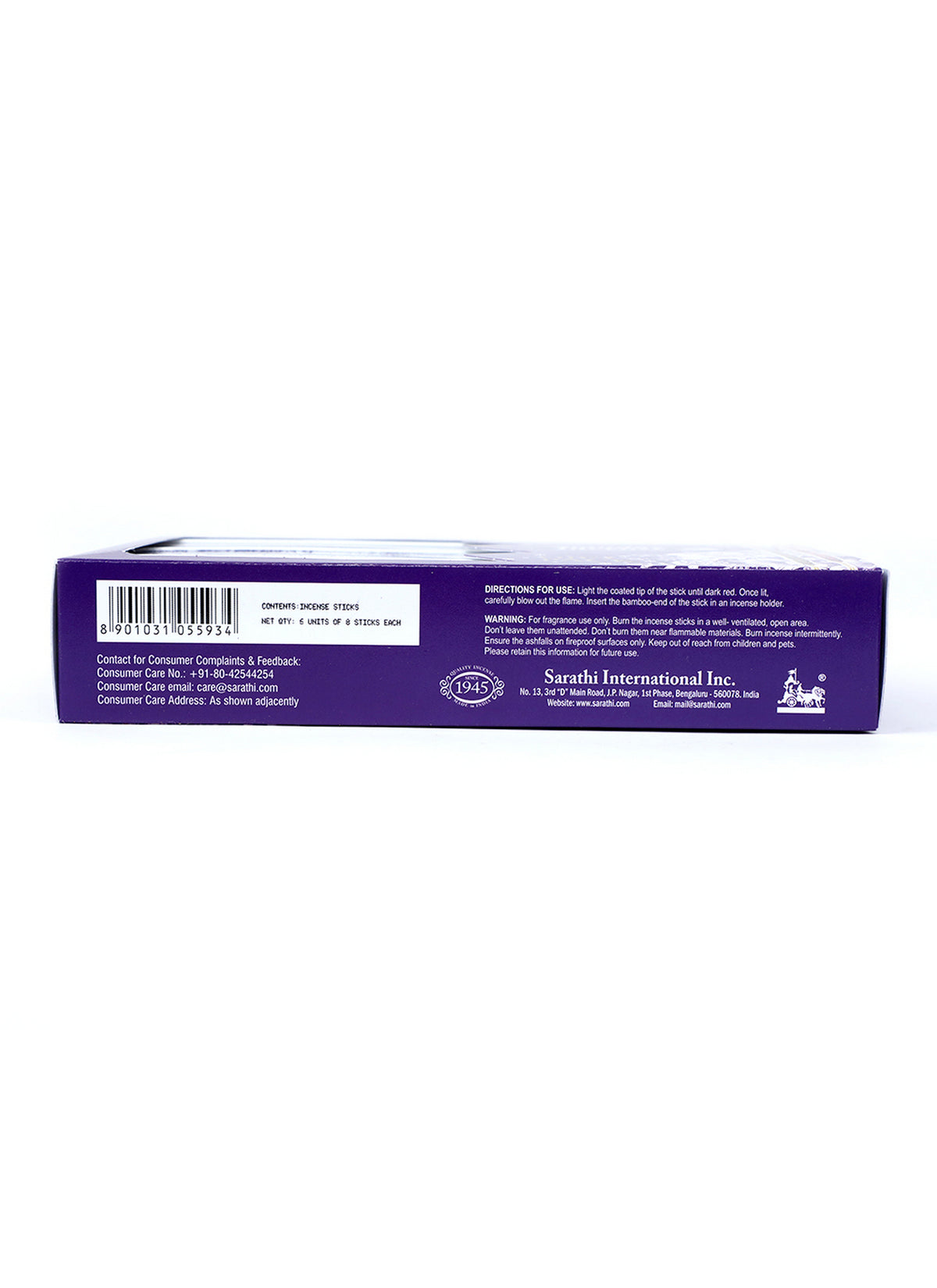 Tulasi Blissful Botanics Incense Gift Pack, 6 Fragrances
