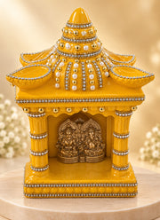 Madhoor Dome Diya Hatri Yellow 1 Piece