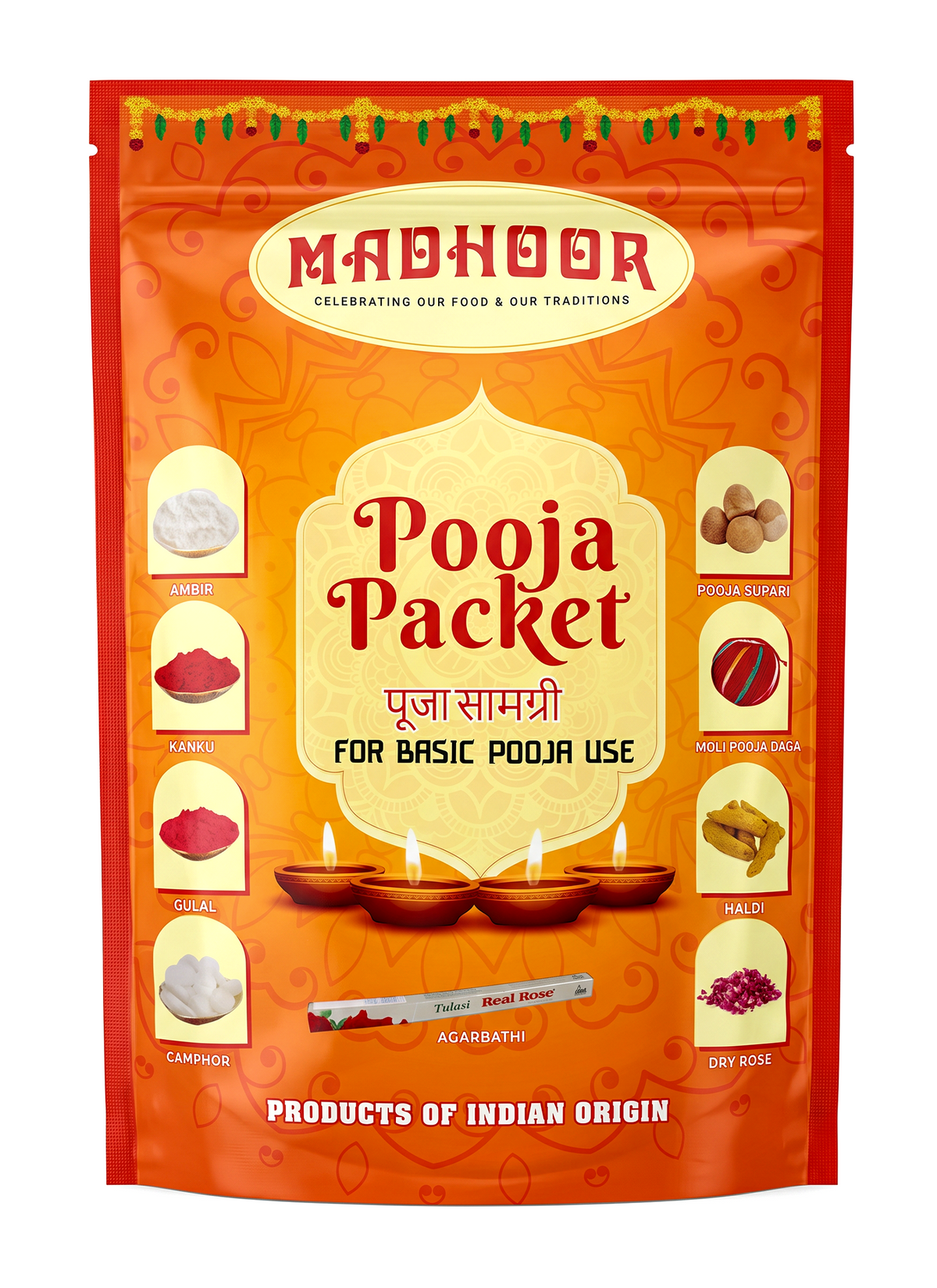 Madhoor Pooja Pack 25 Pieces